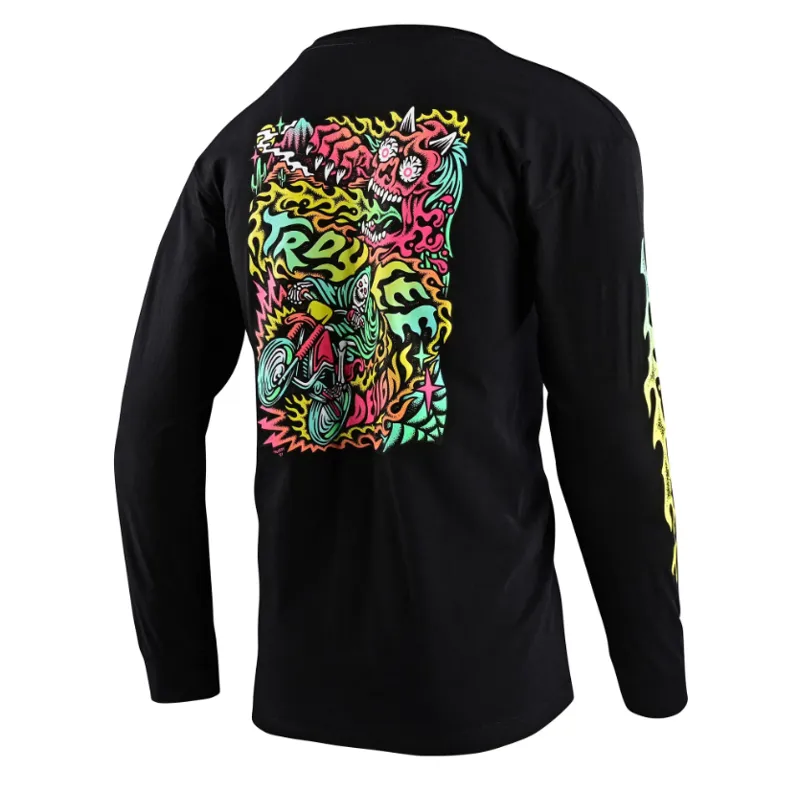 Troy Lee Designs Tallboy Demon Long Sleeve T-Shirt  Black